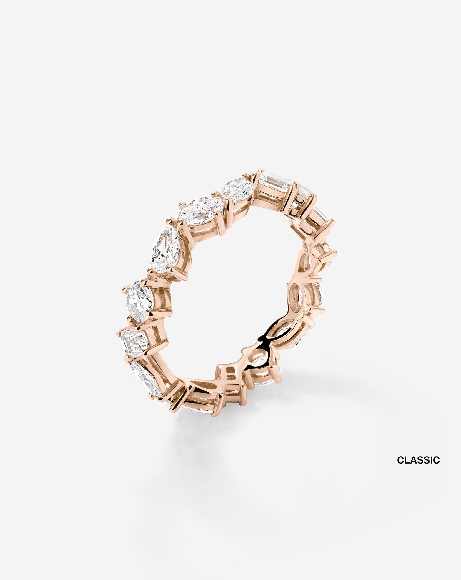 Mixed Shape Eternity Band