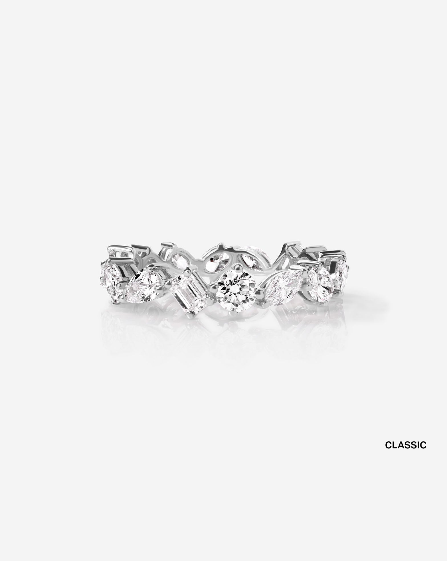 Mixed Shape Eternity Band