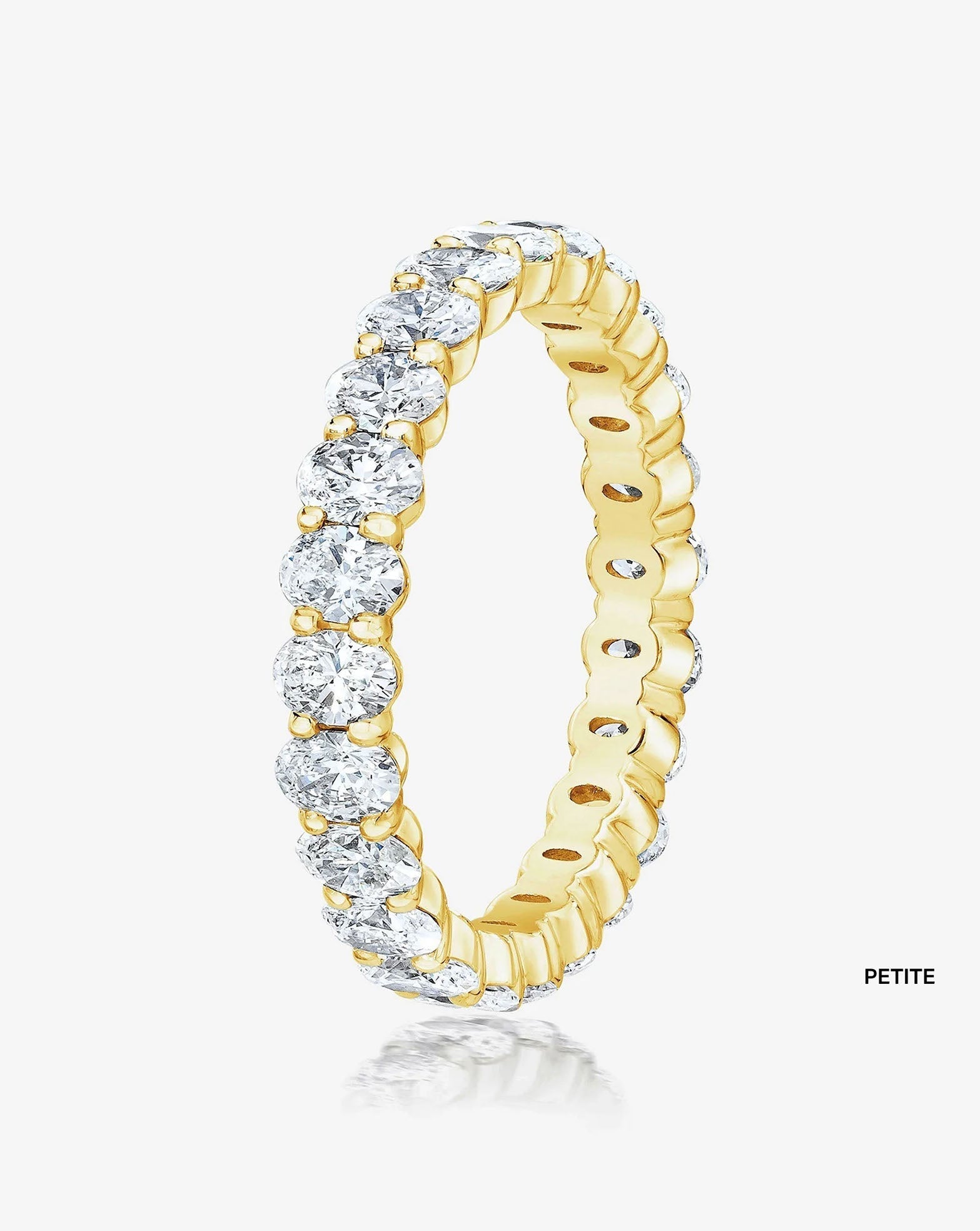 Oval Diamond Eternity Band