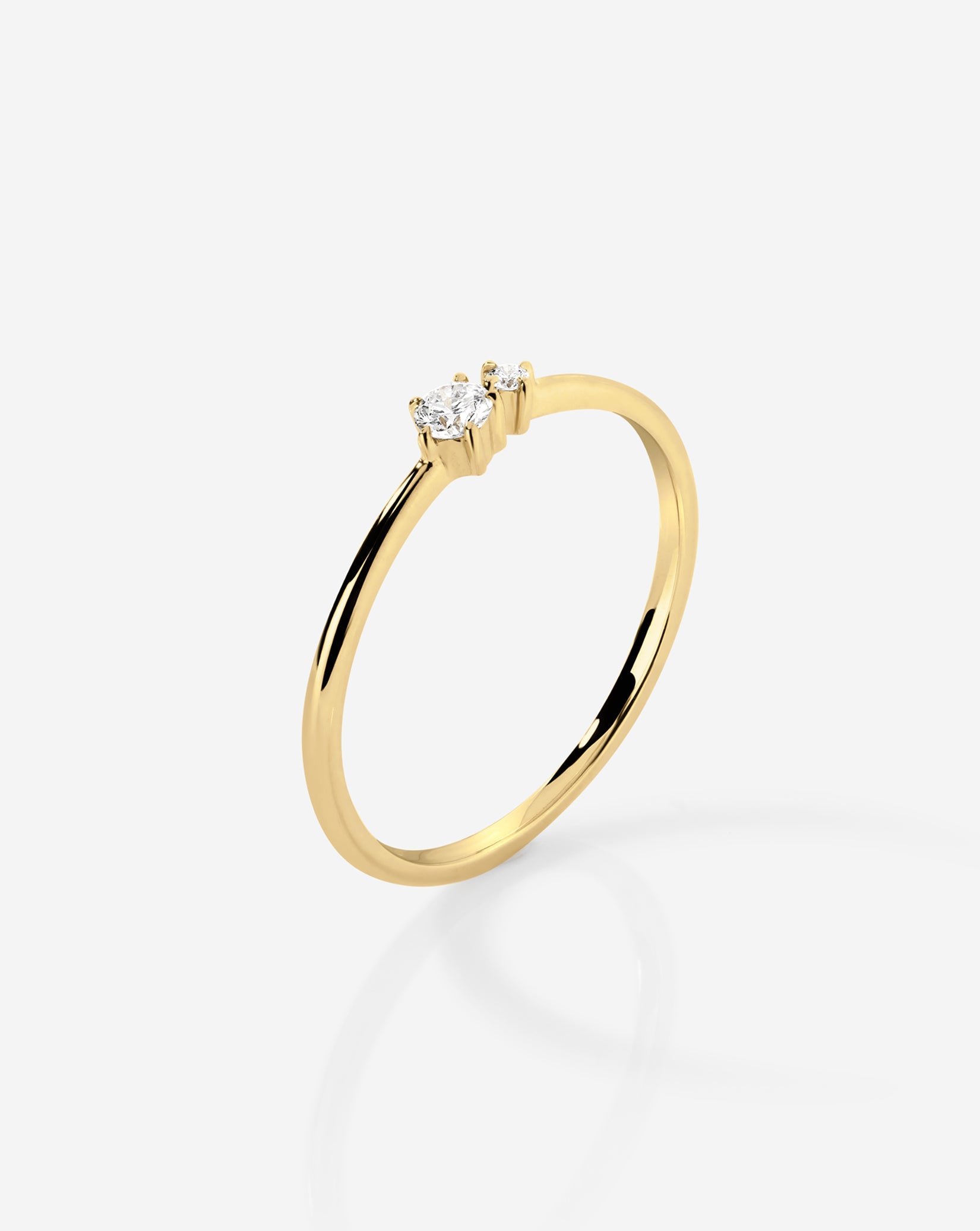Double Diamond Ring