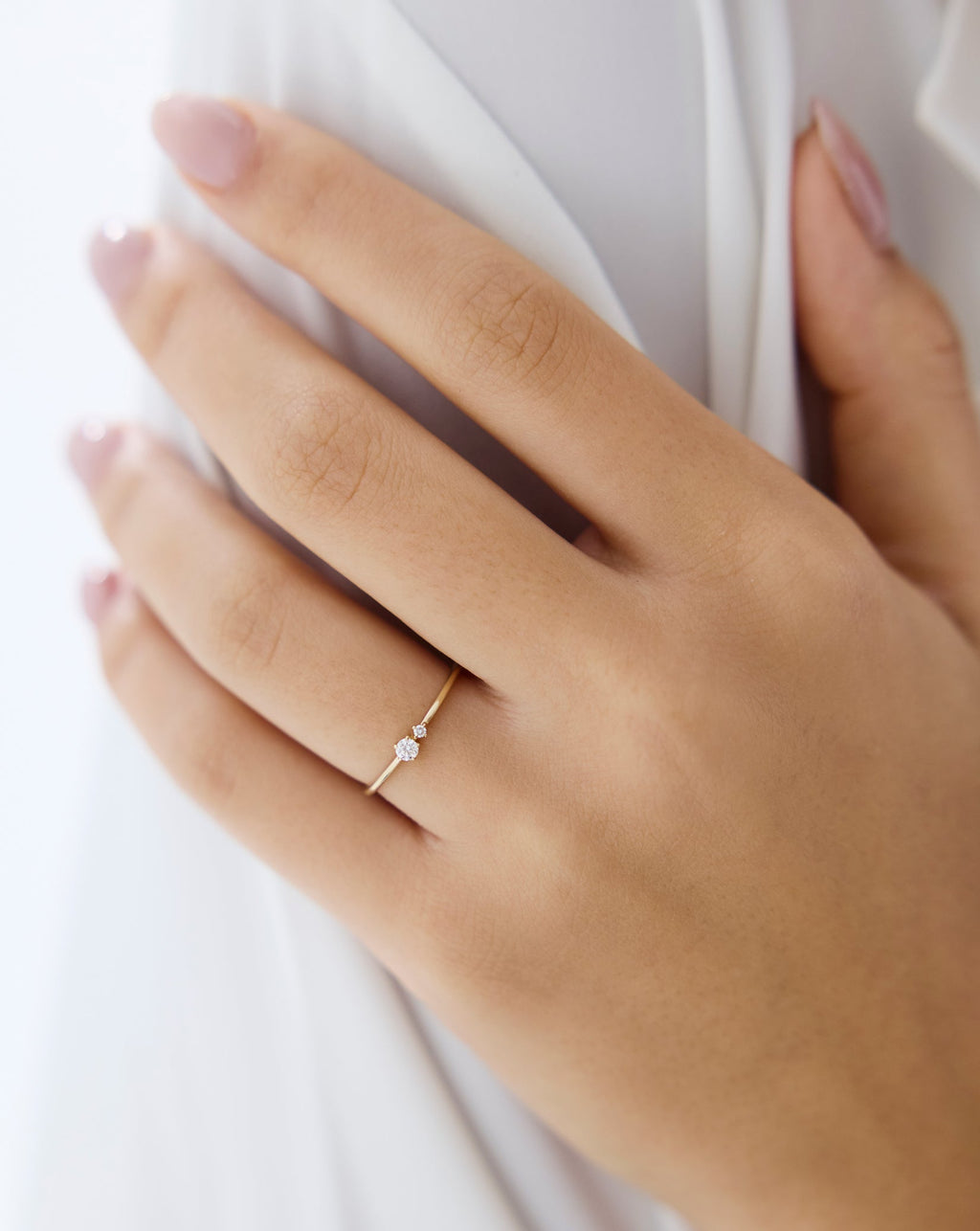 Double Diamond Ring