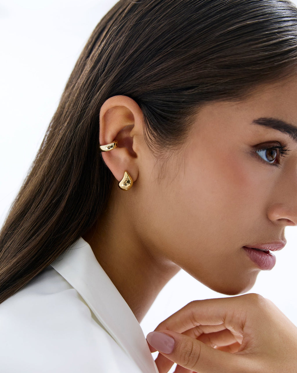 Gold Drop Earrings