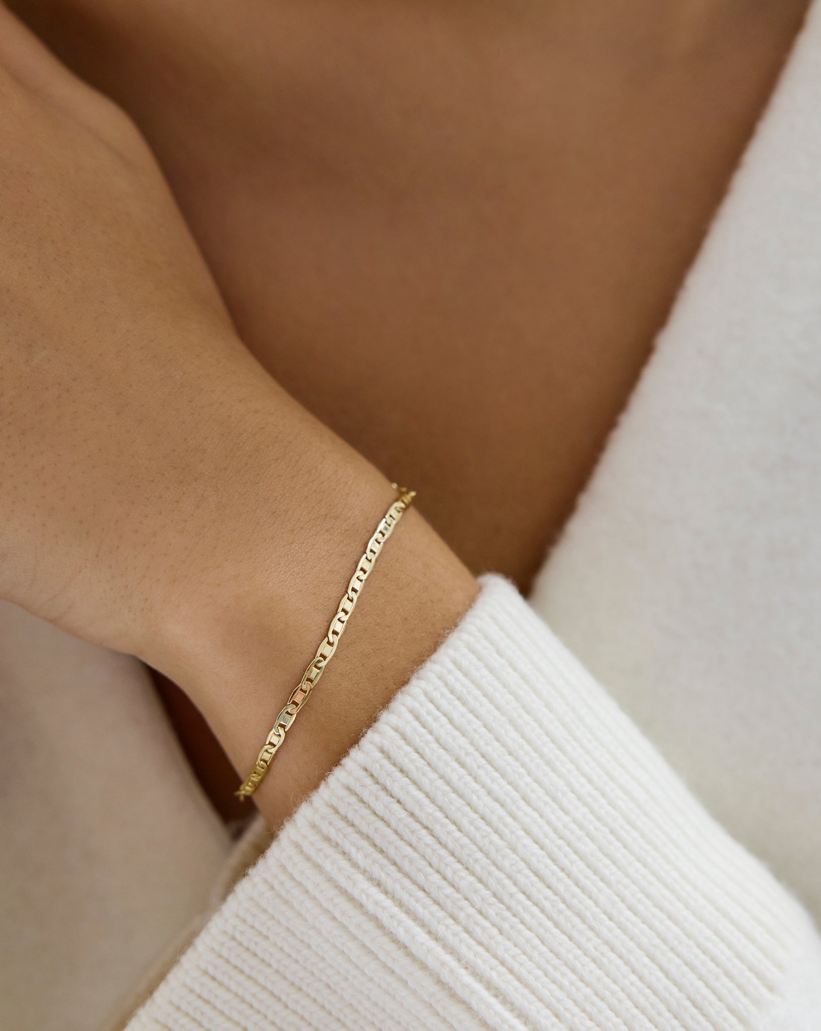 Wide Valentino Chain Bracelet