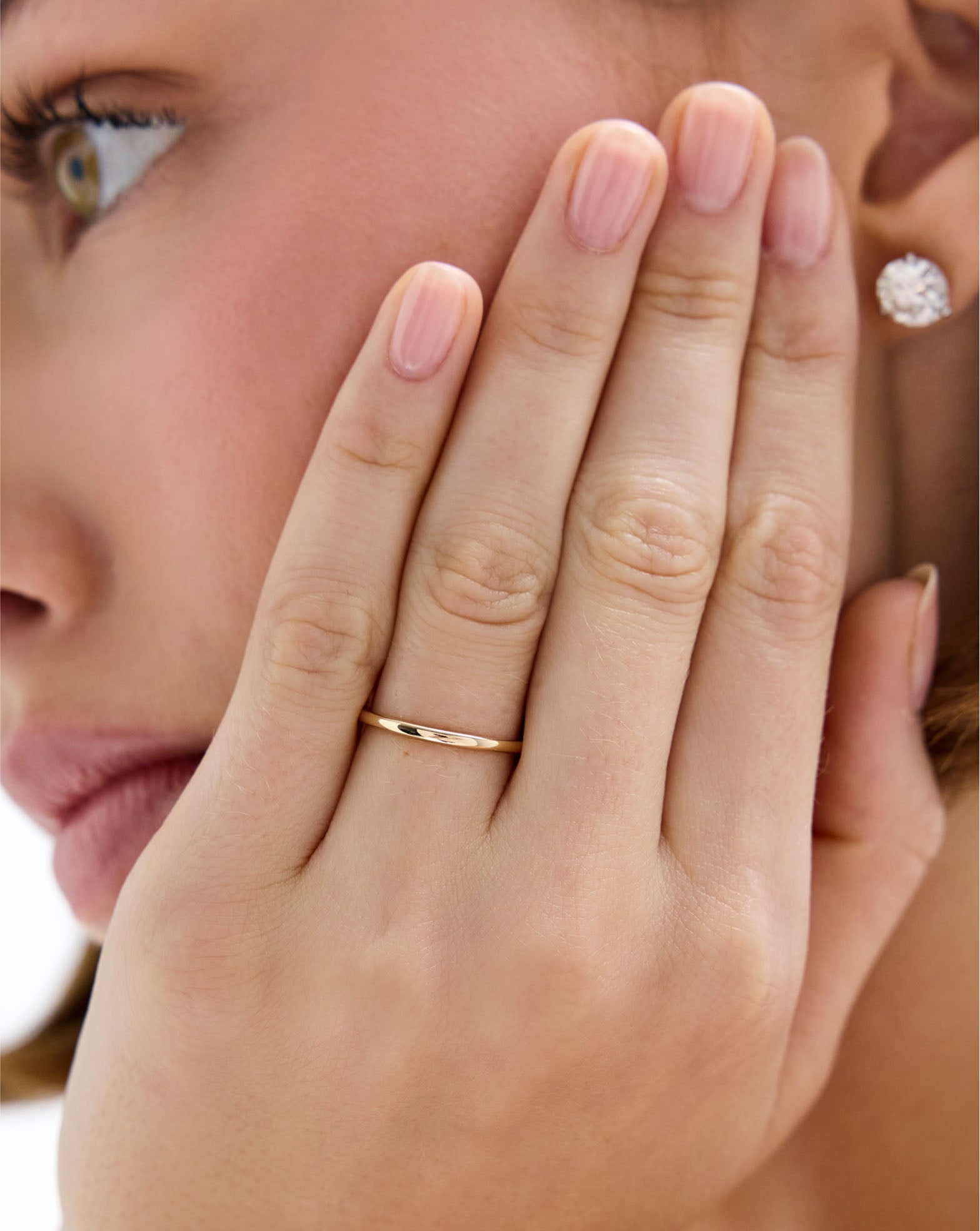 Whisper Thin Band with Birthstone