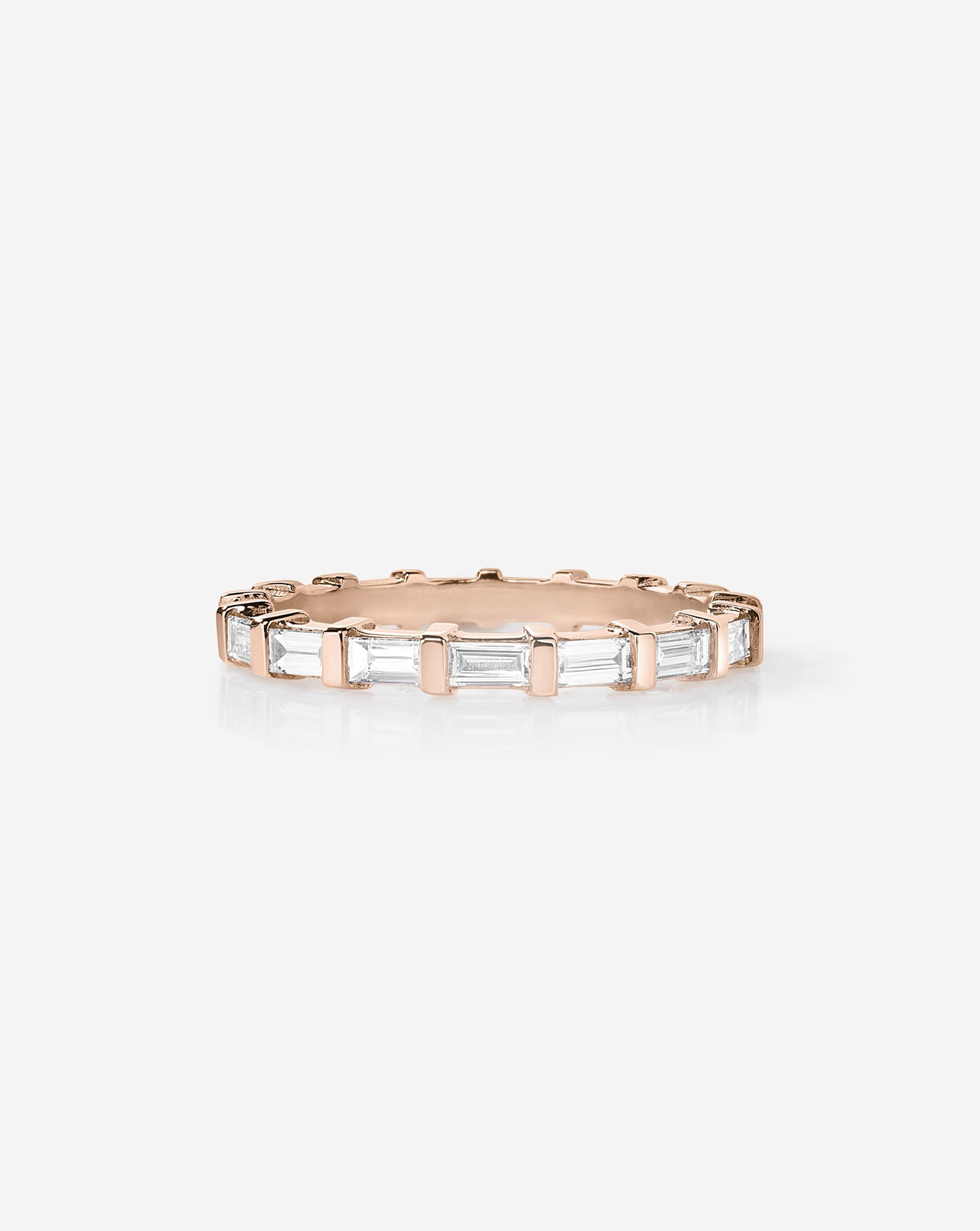 Baguette Bar Diamond Eternity Band