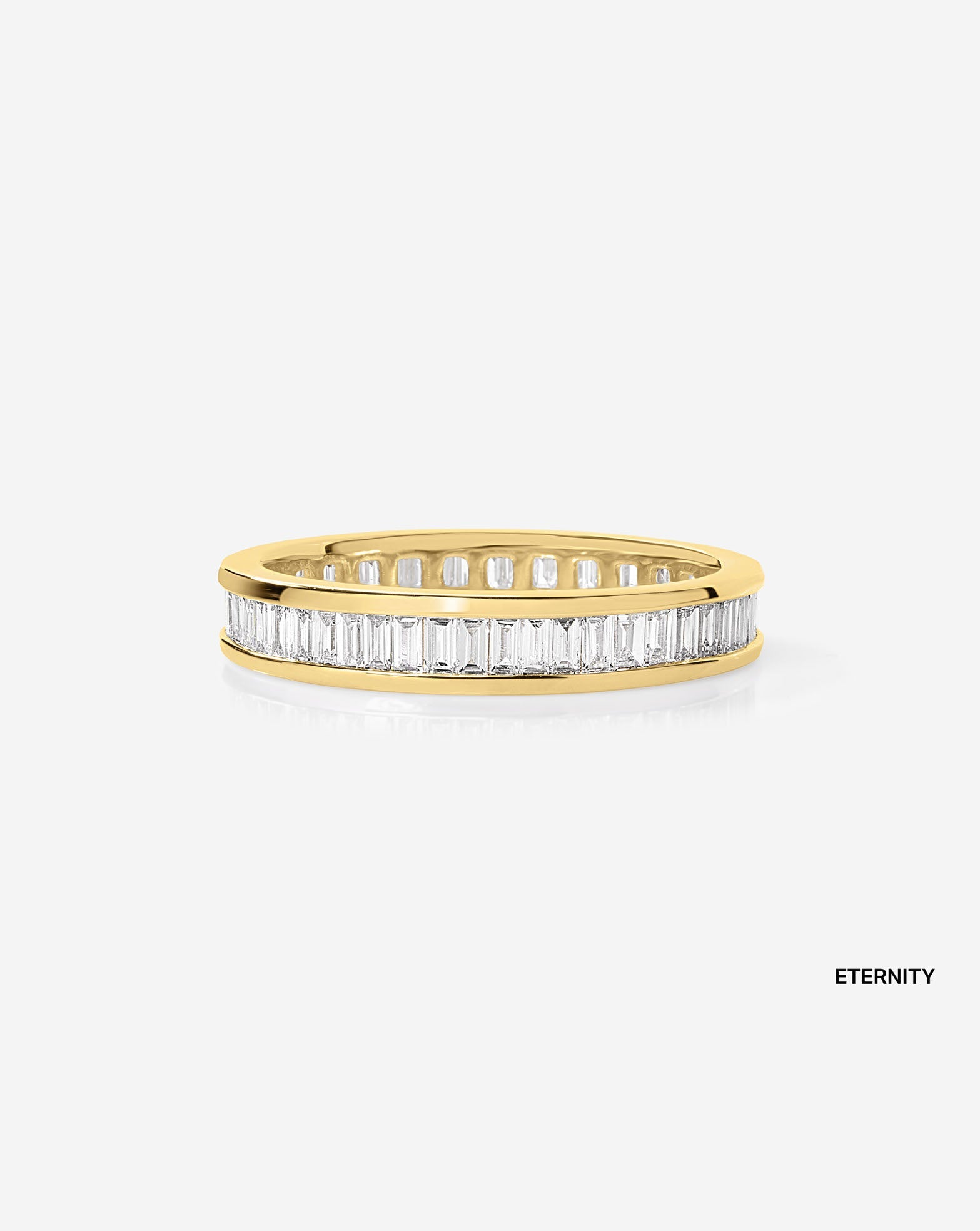 Baguette Diamond Channel Set Eternity Band