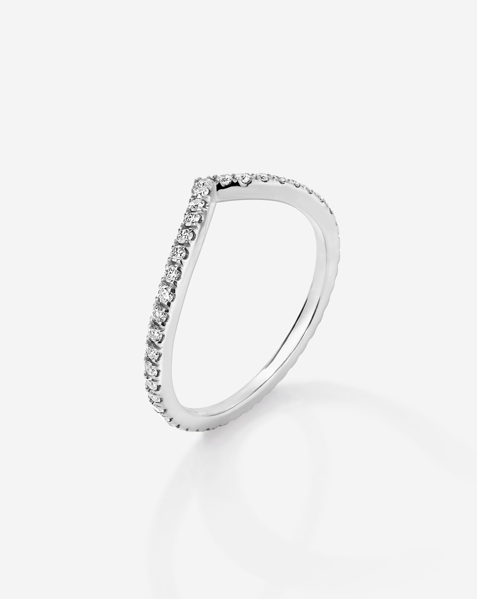 Curved Diamond Band