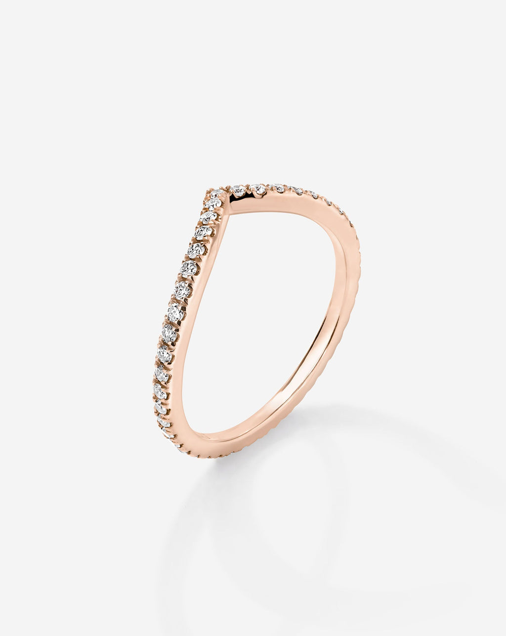 Curved Diamond Band