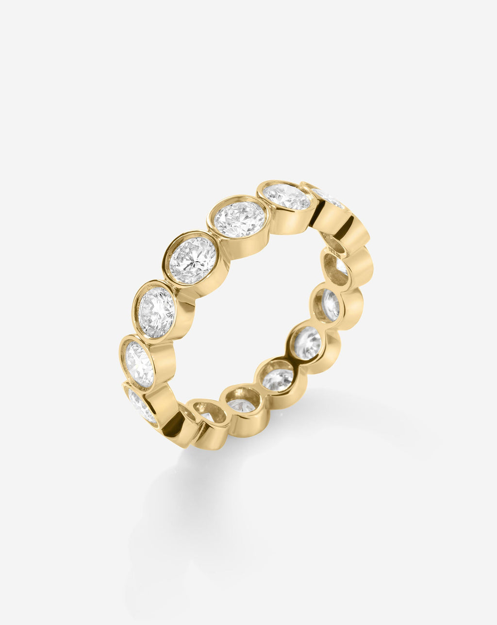 Round Bezel Eternity Band