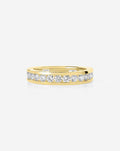 Round Diamond Channel Set Eternity Band
