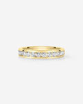 Round Diamond Channel Set Half Band