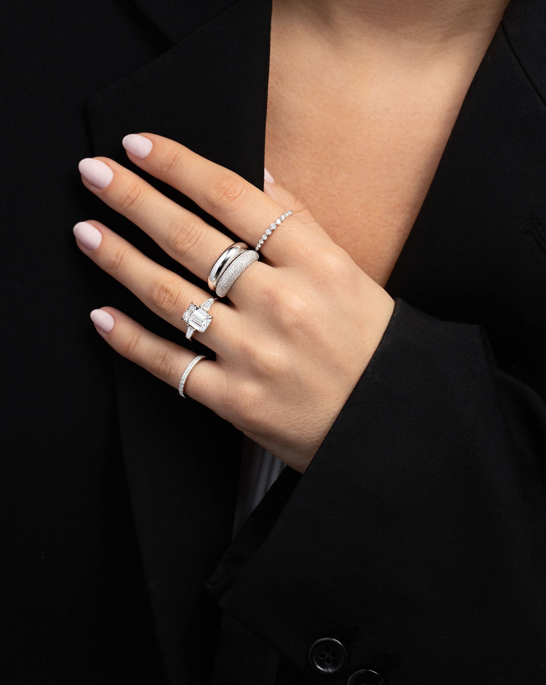 Pavé Diamond Cloud Ring