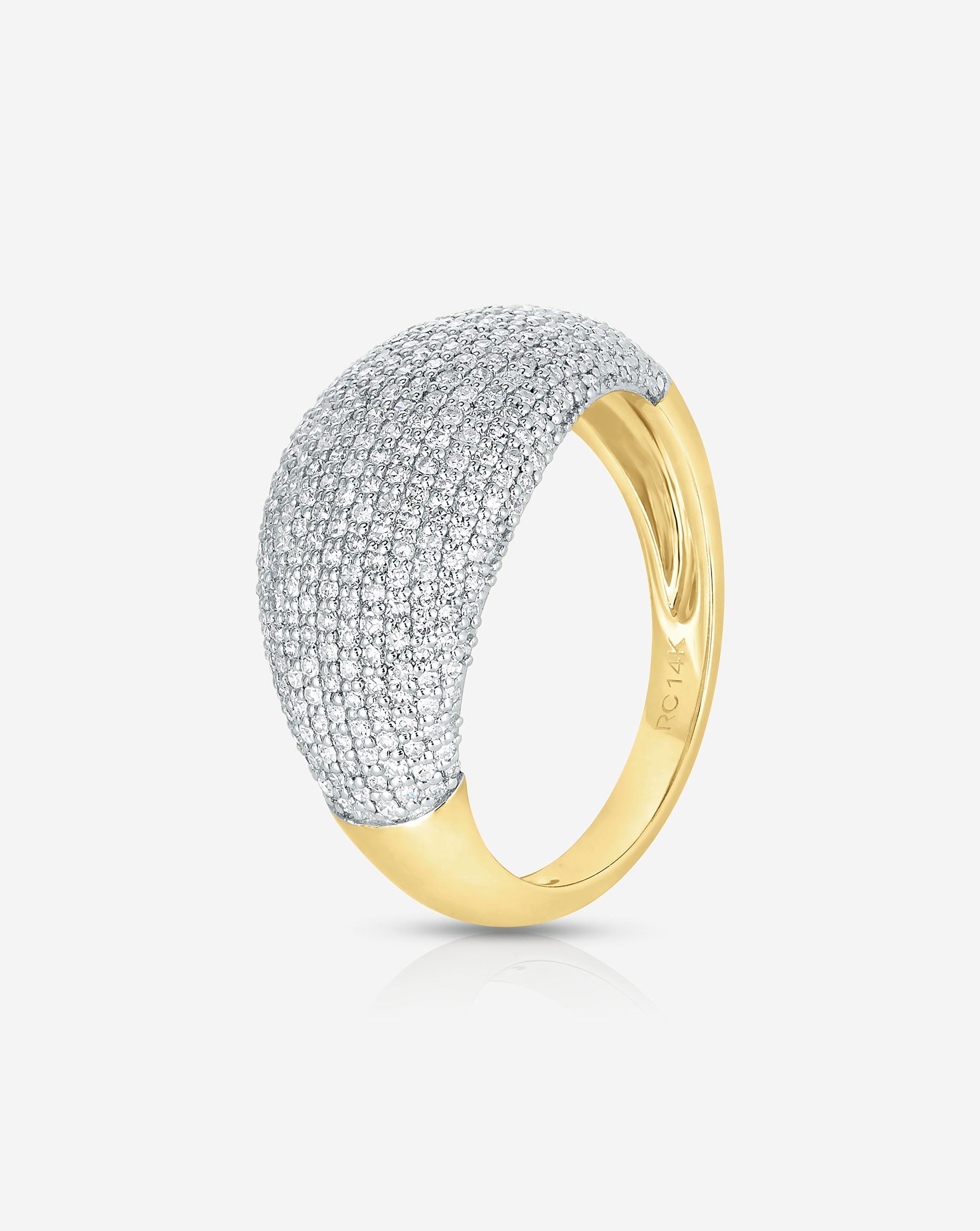 Pavé Jumbo Diamond Cloud Ring