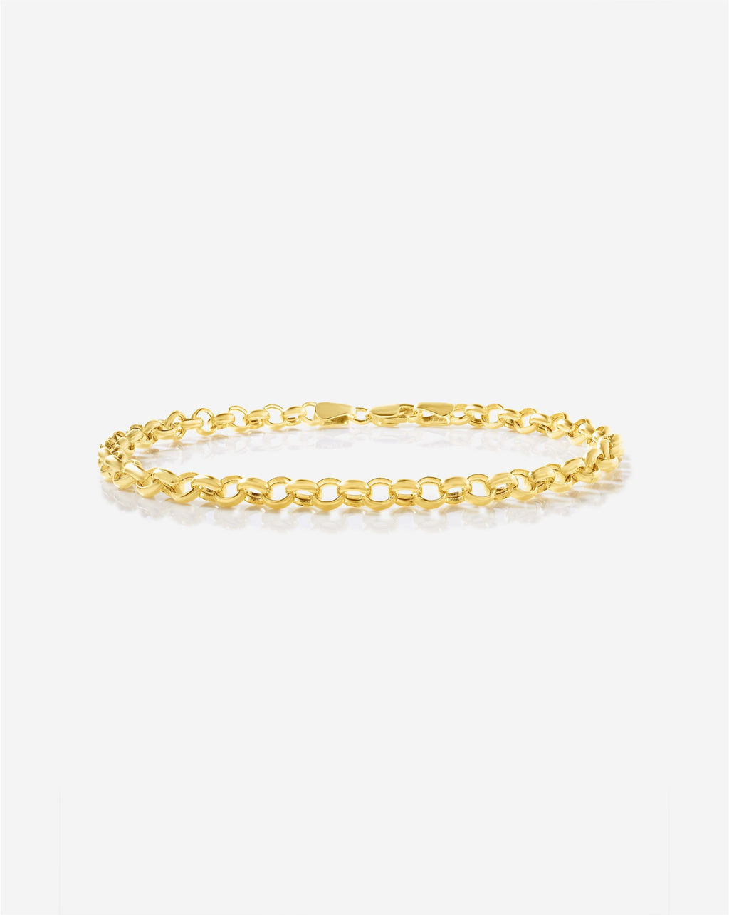 Hollow Rolo Chain Bracelet