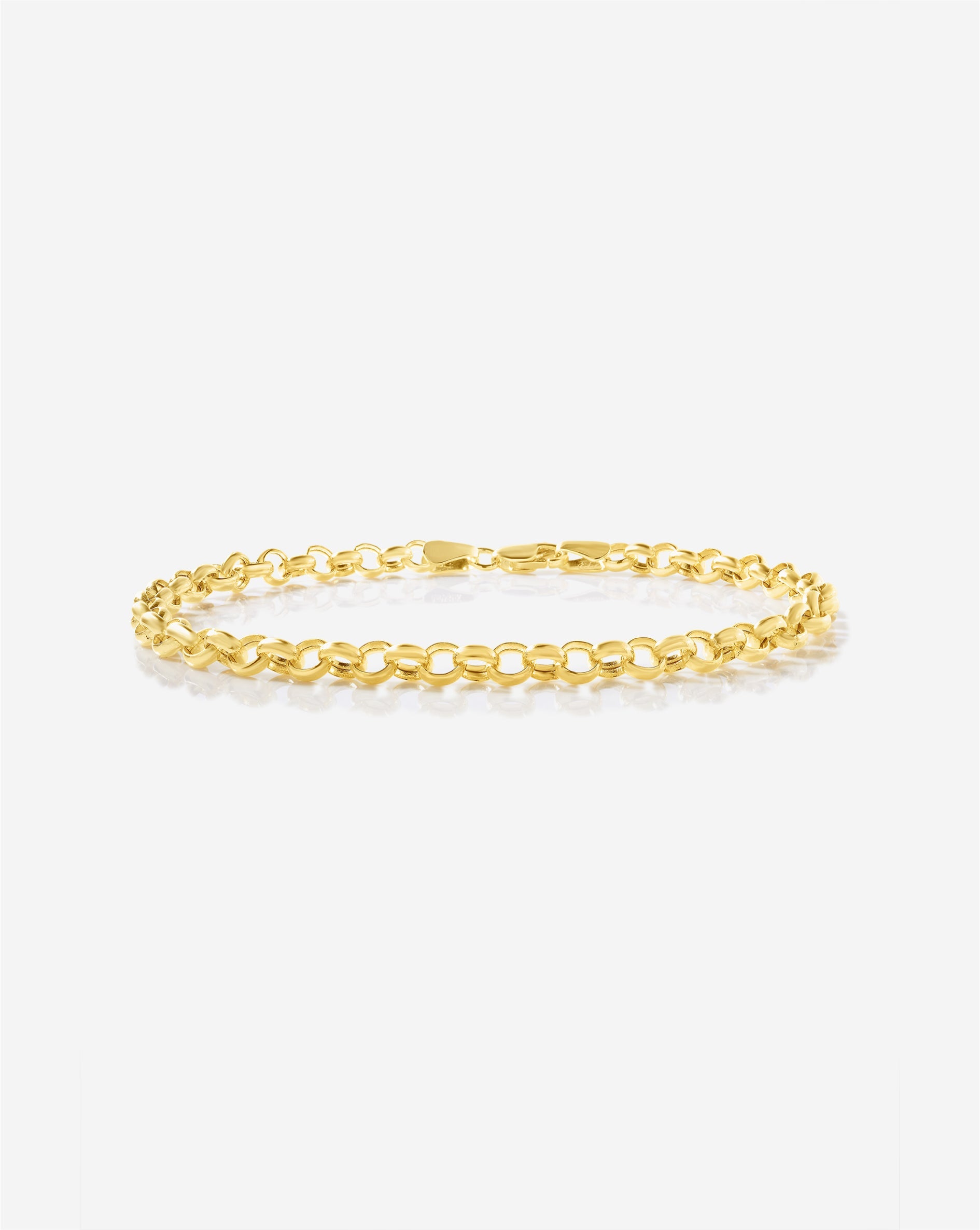 Hollow Rolo Chain Bracelet