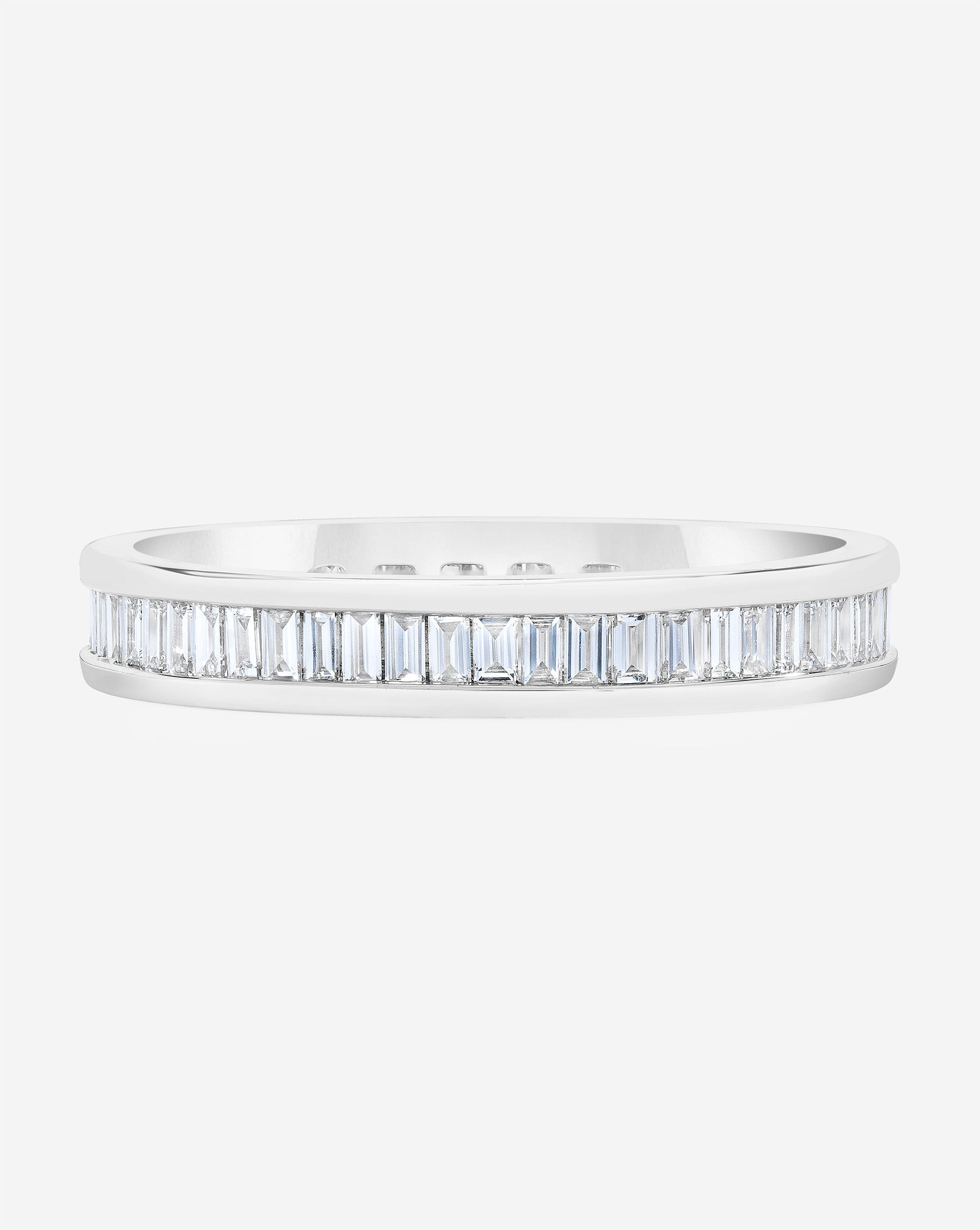 Baguette Diamond Channel Set Eternity Band