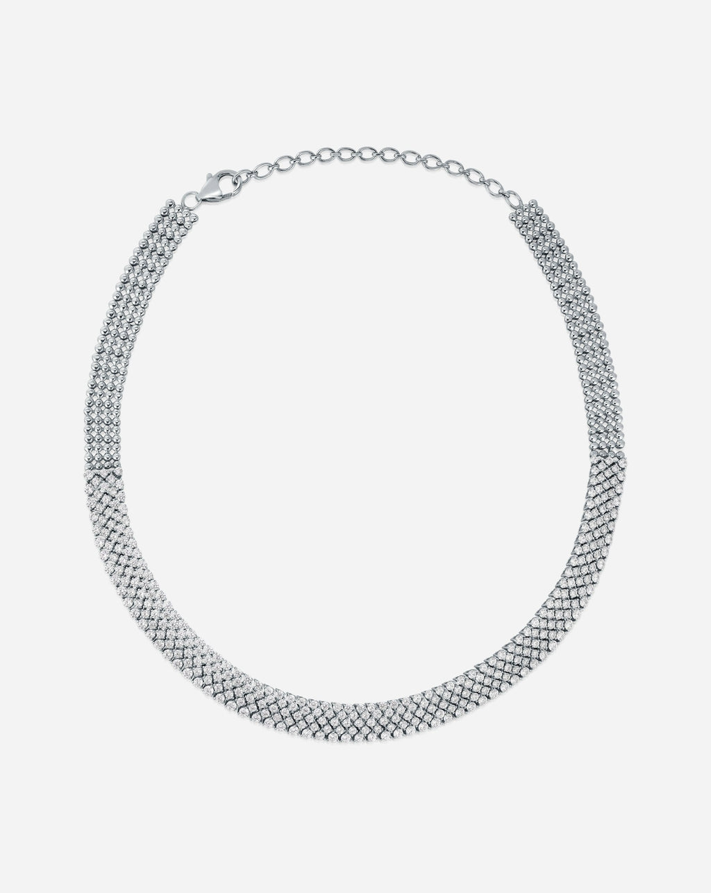 Lab Diamond Mesh Choker