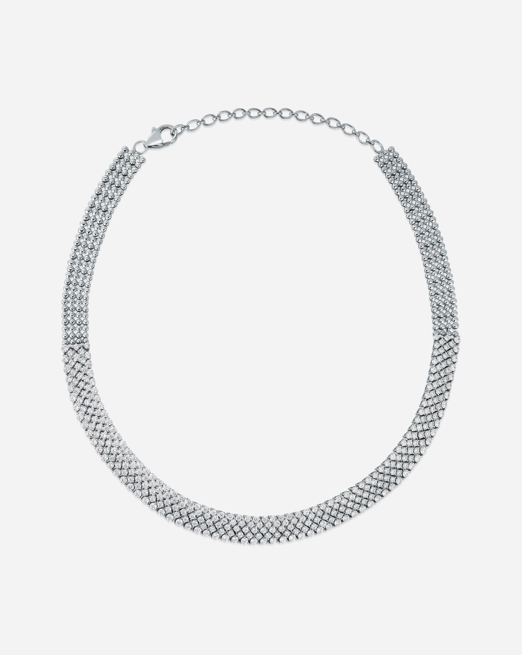 Lab Diamond Mesh Choker