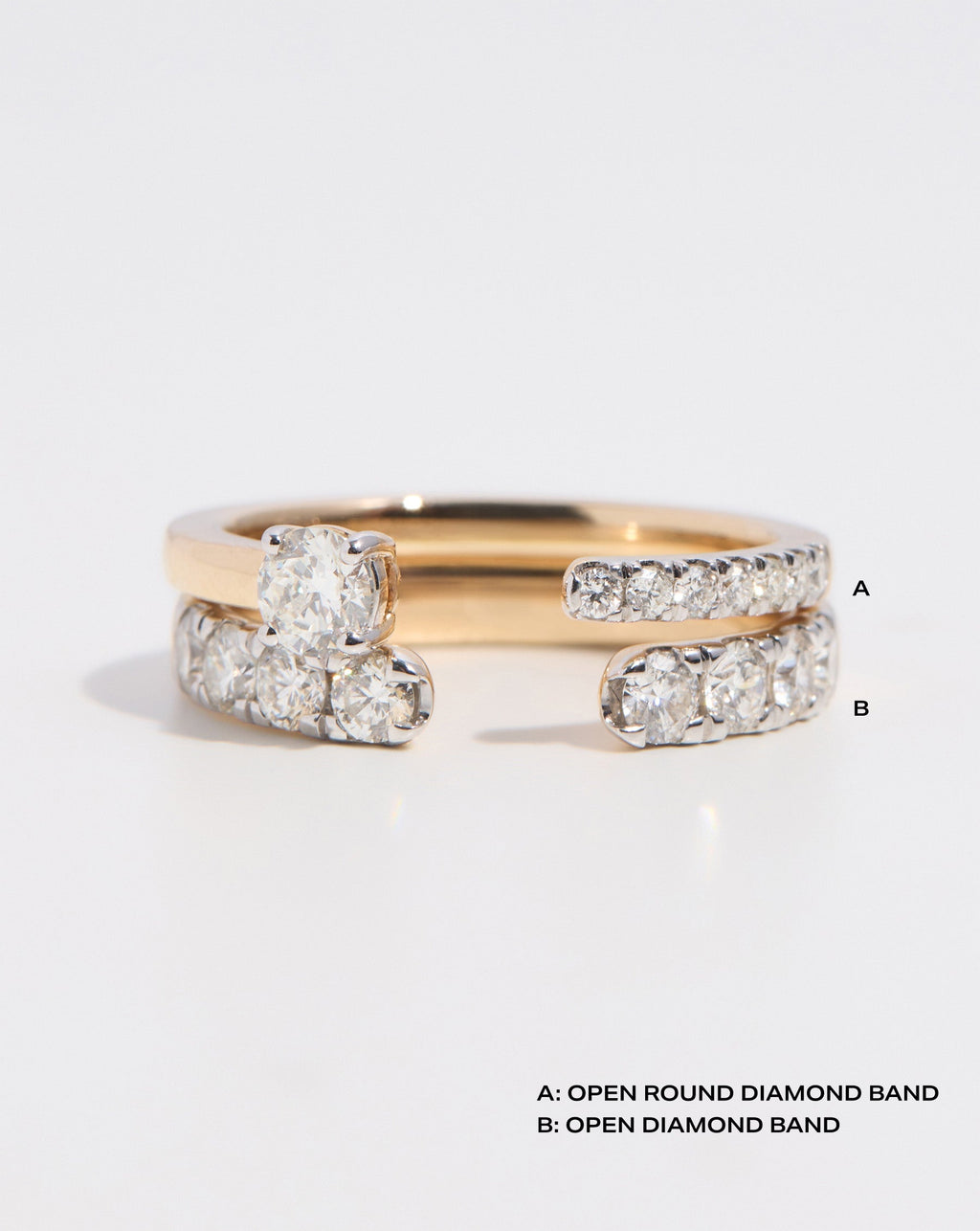 Open Round Diamond Band