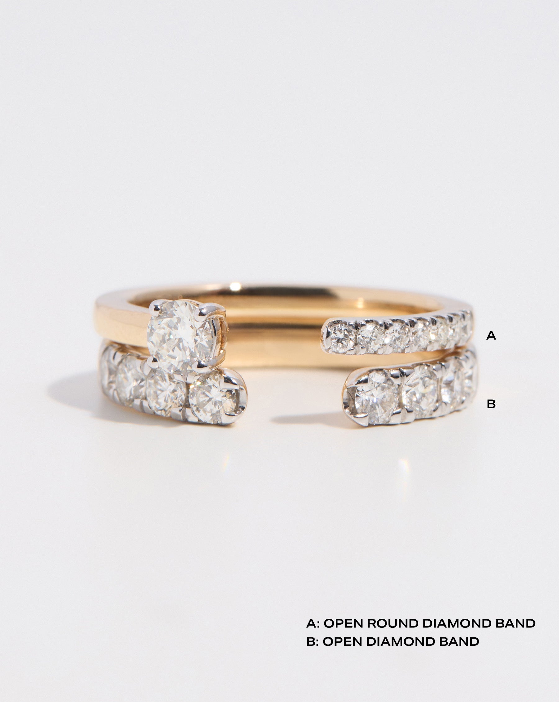 Open Round Diamond Band