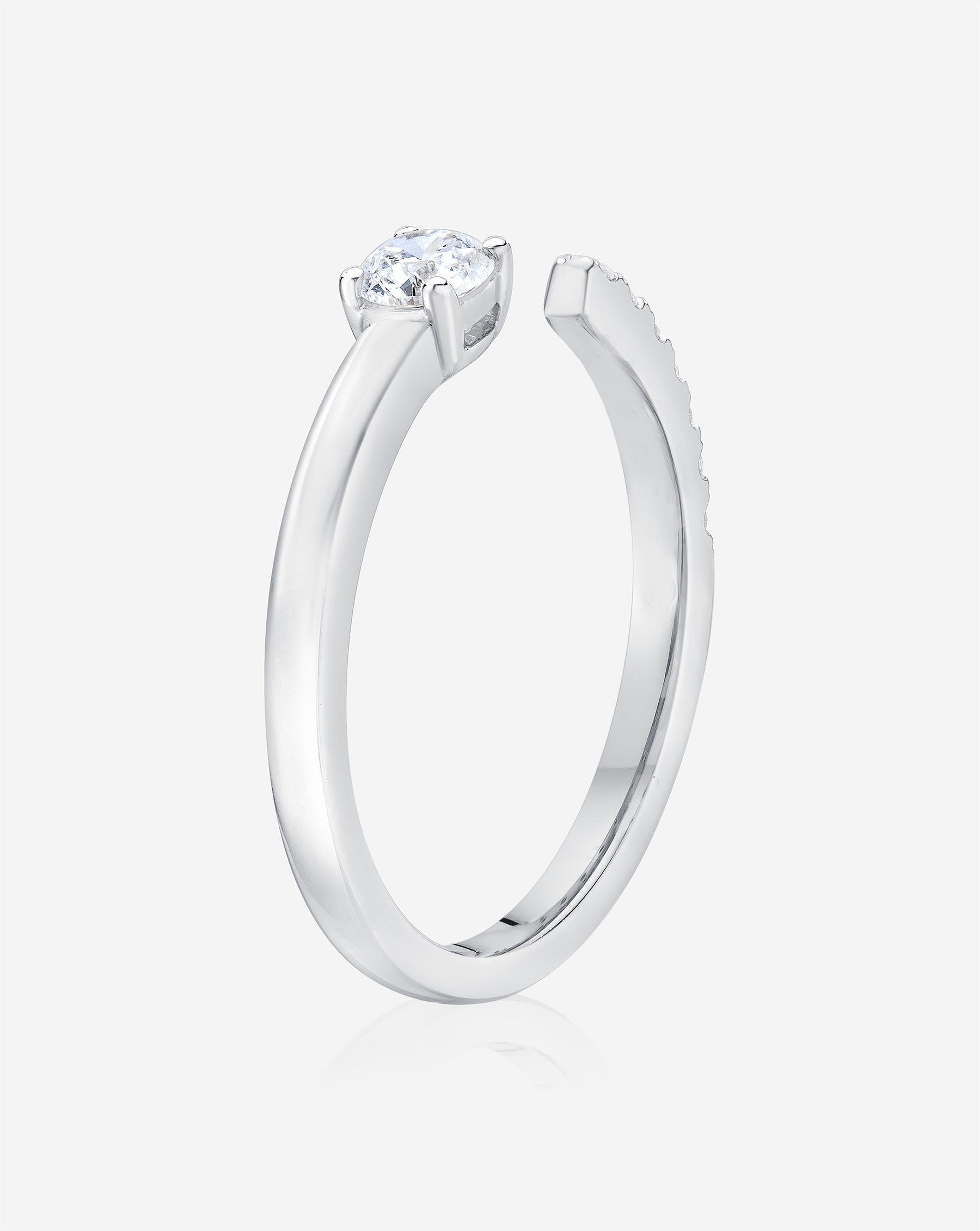 Open Round Diamond Band