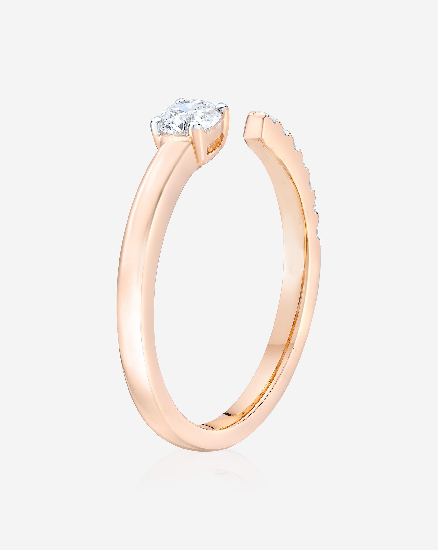 Open Round Diamond Band