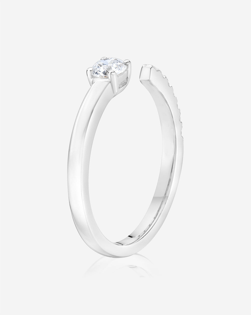Open Round Diamond Band