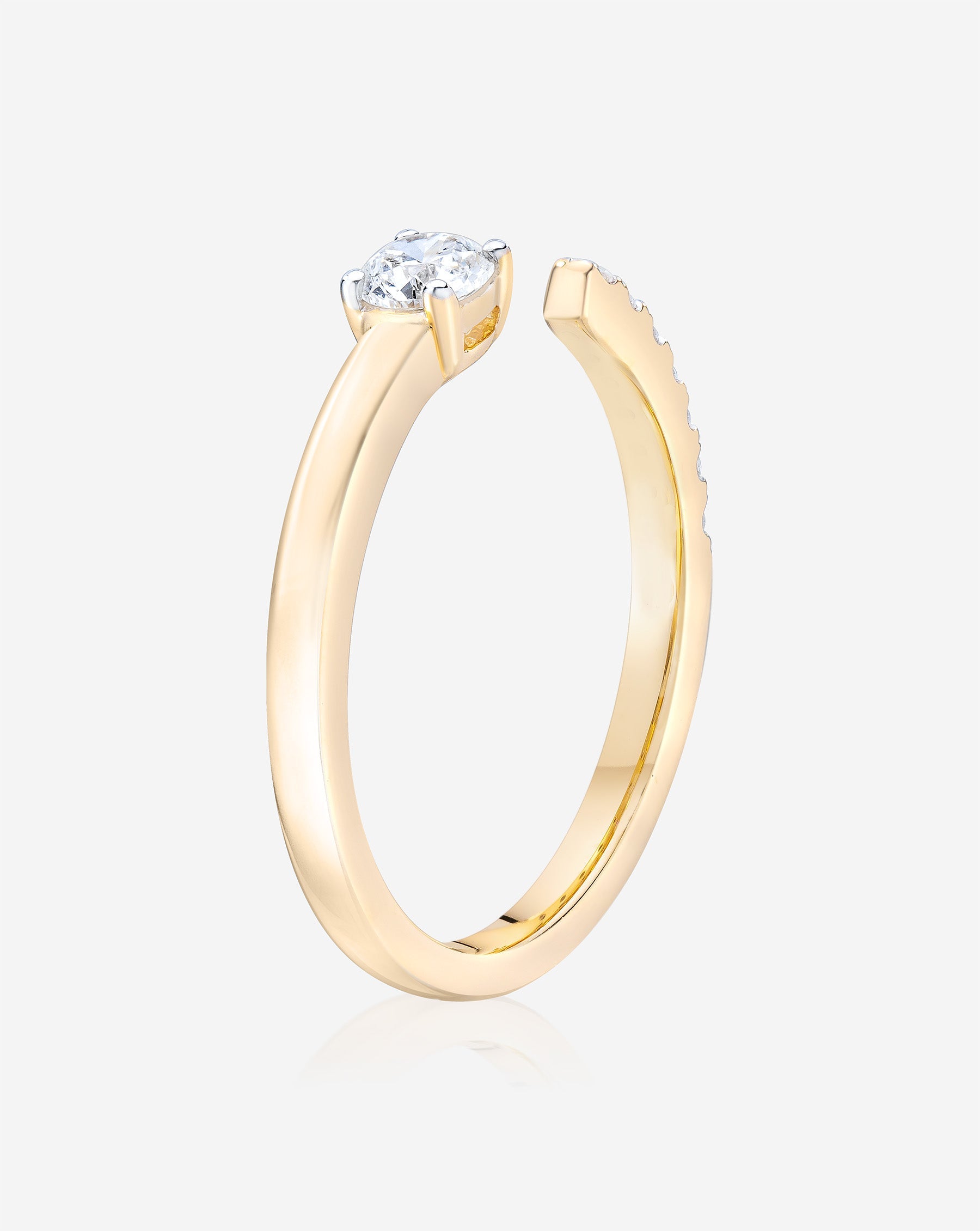 Open Round Diamond Band