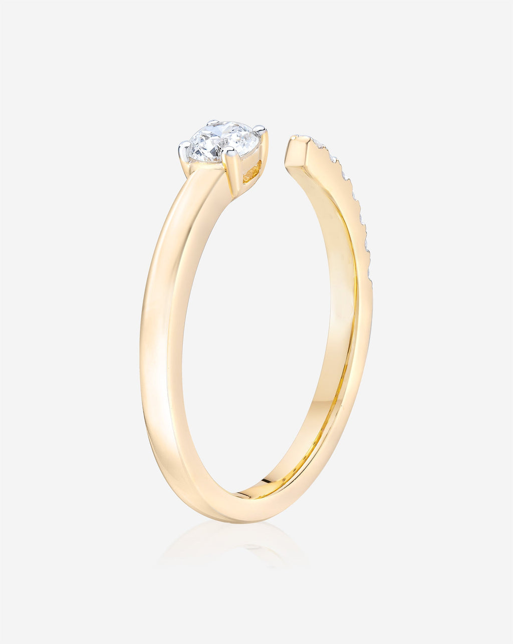 Open Round Diamond Band