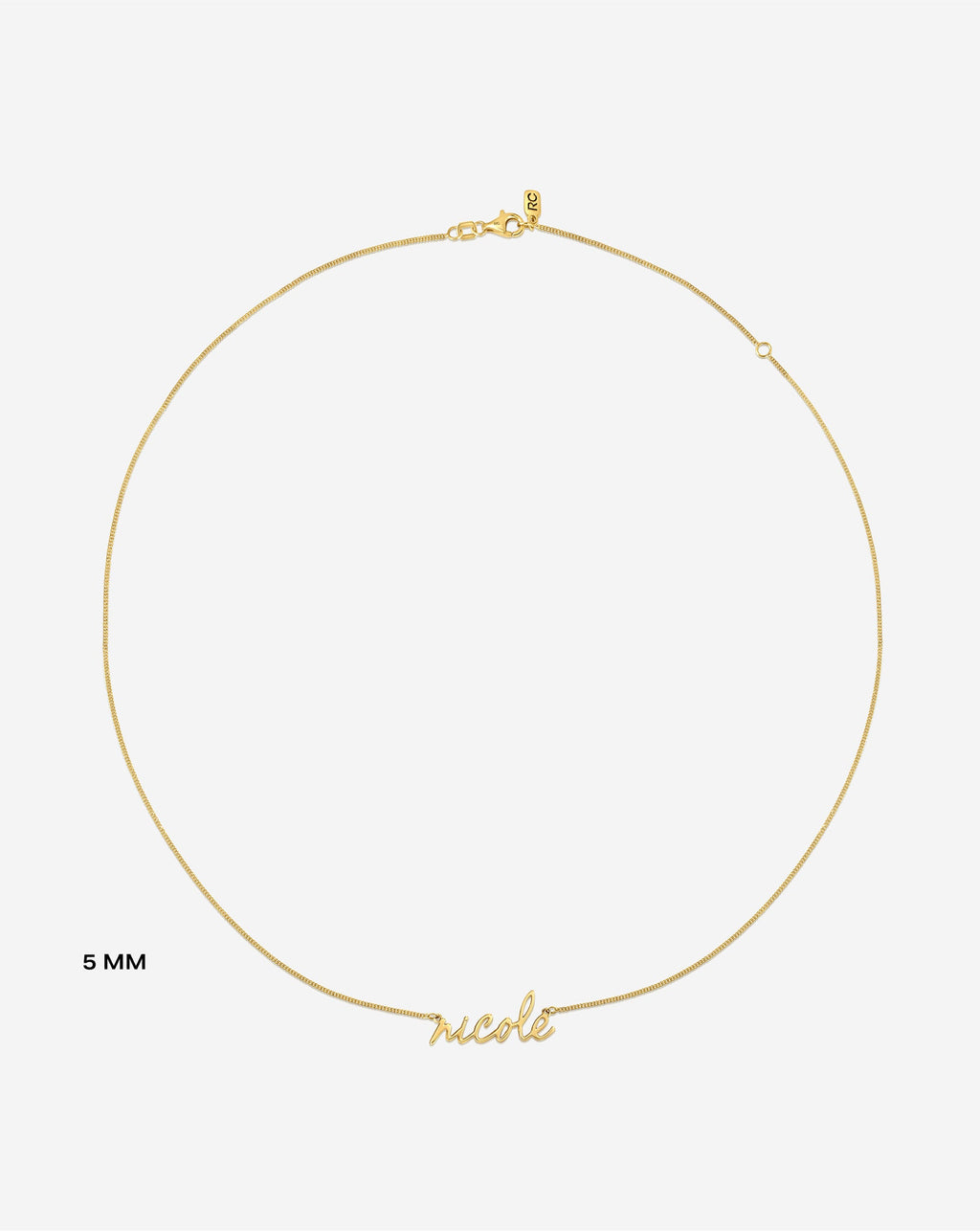 Personalized Script Name Necklace
