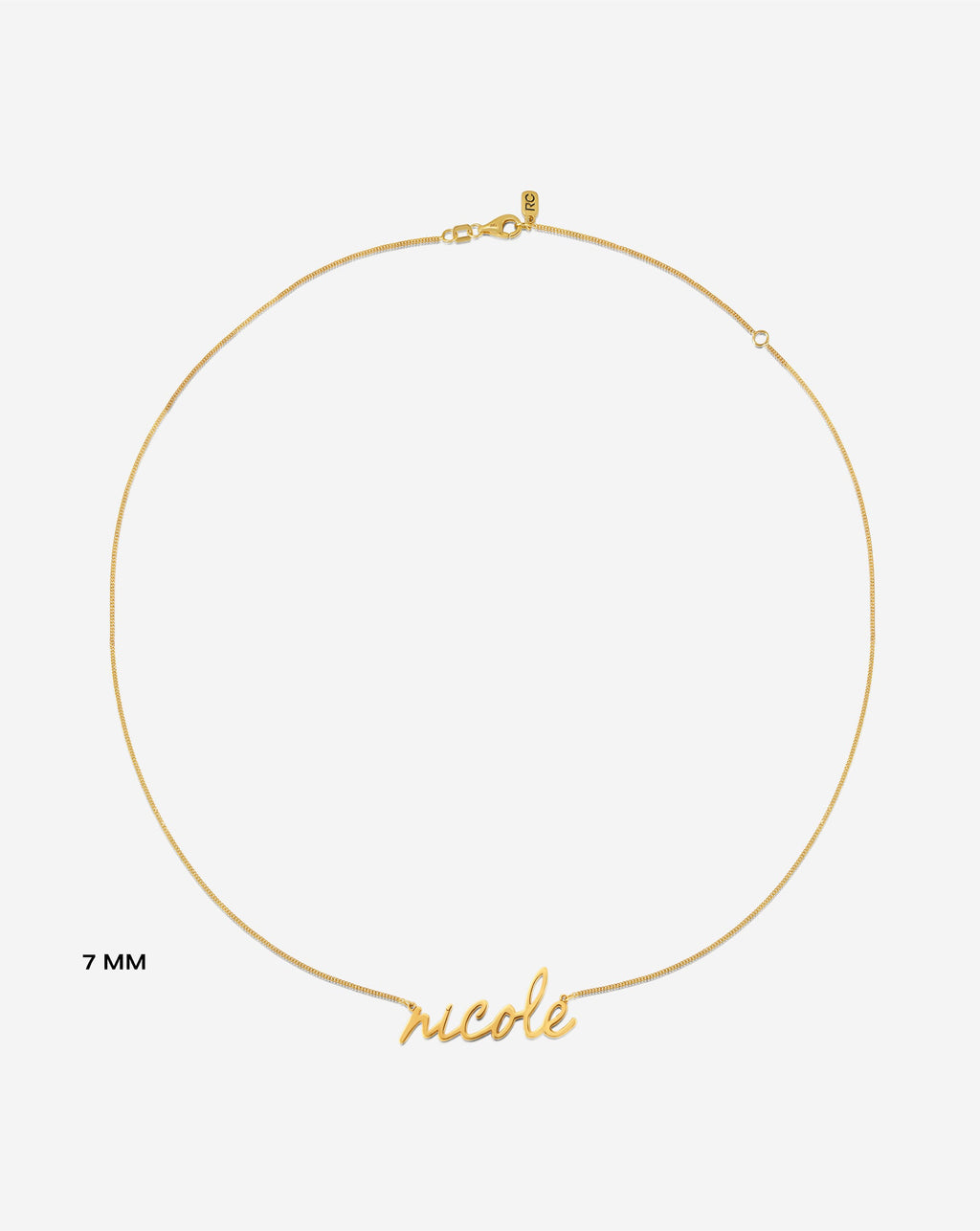 Personalized Script Name Necklace