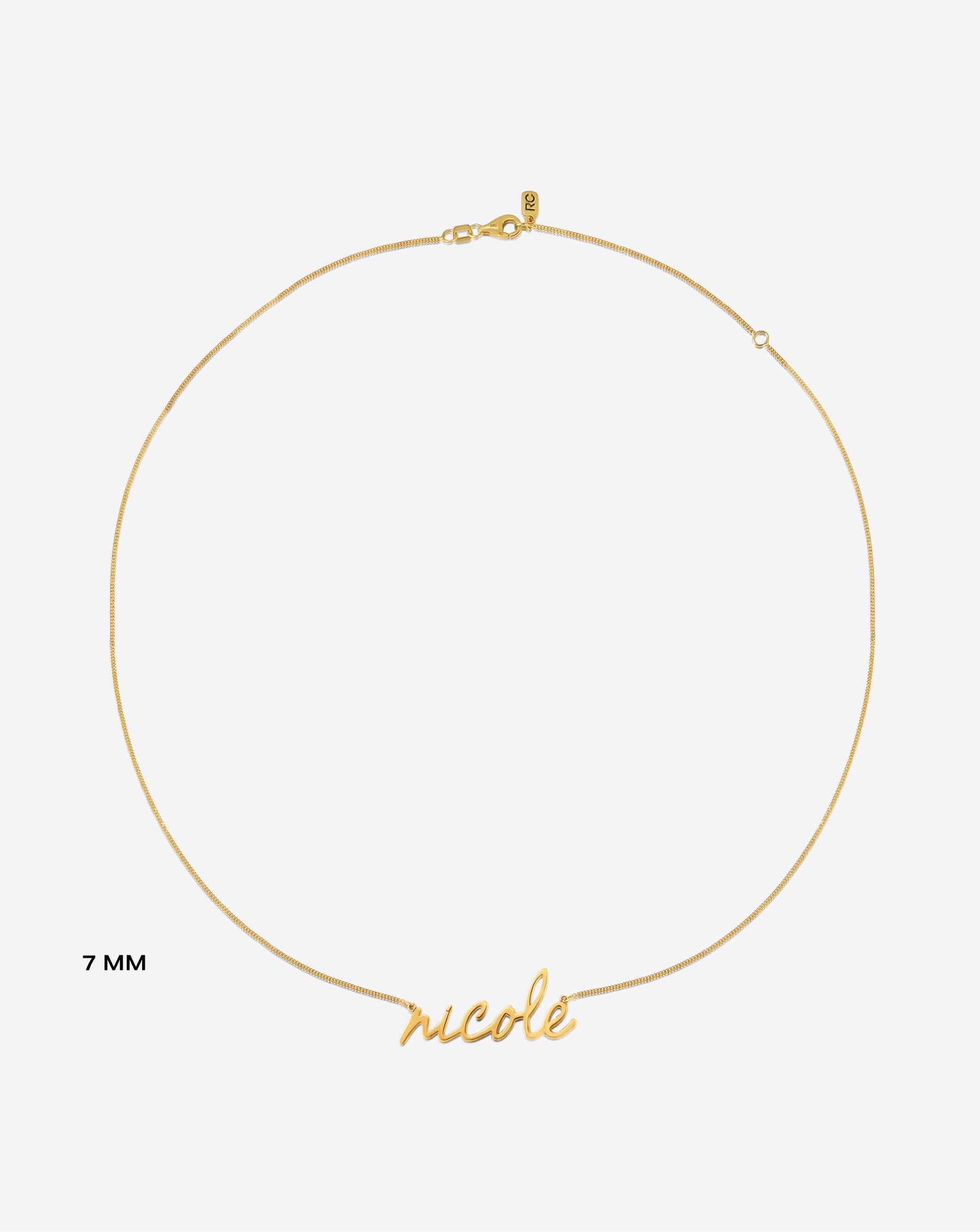 Personalized Script Name Necklace