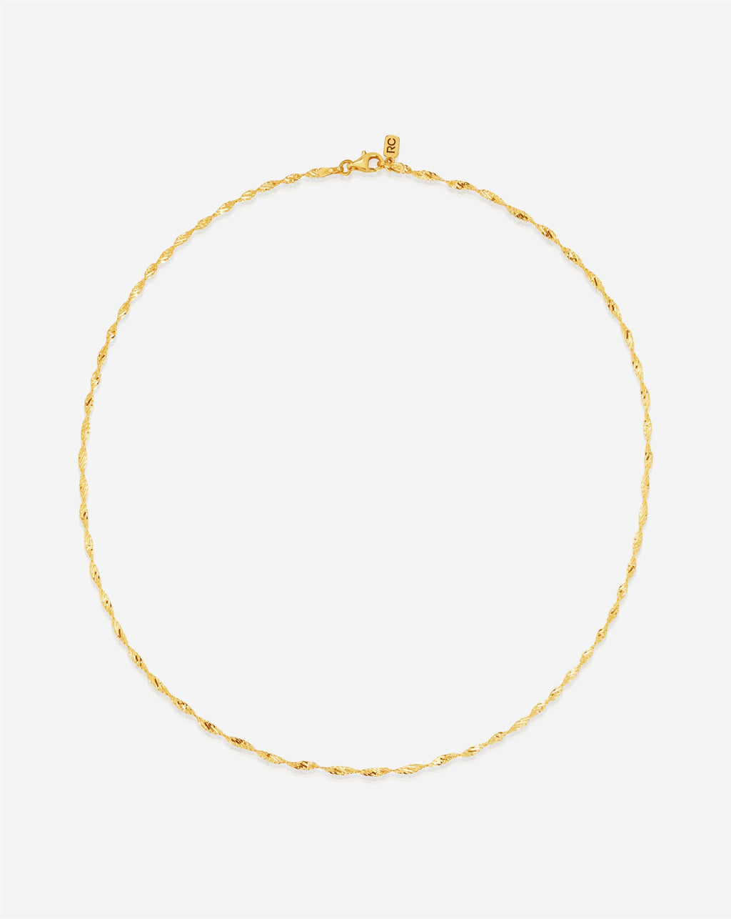Twisted Dorica Chain Necklace