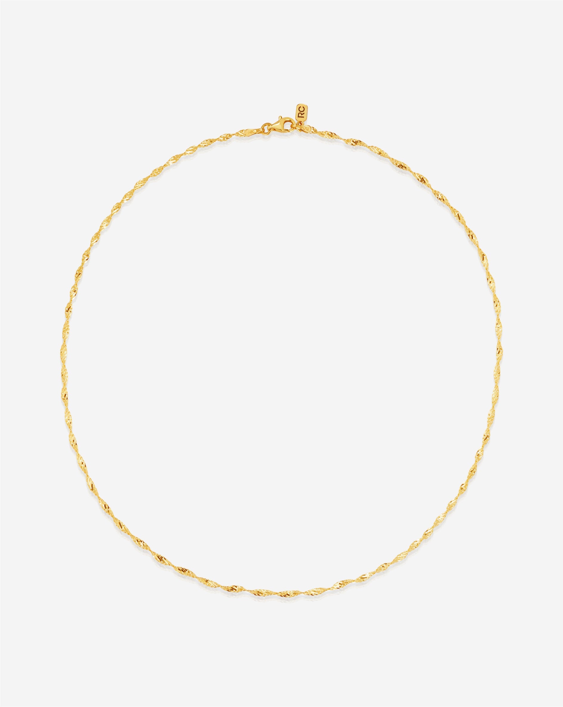 Twisted Dorica Chain Necklace