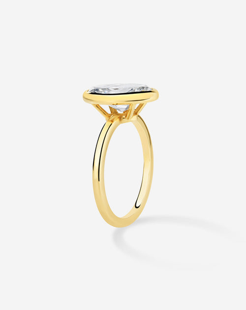 2.50 Oval Natural Diamond in Whisper Thin® Bezel
