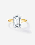 2.52 Emerald Lab Diamond in Whisper Thin® Hidden Halo