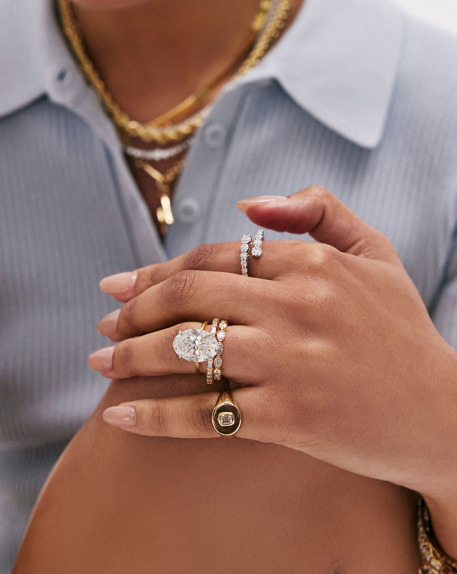 6.07 Oval Lab Diamond in Whisper Thin®