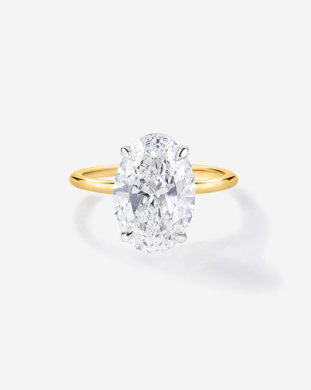 3.54 Oval Lab Diamond in Whisper Thin®