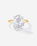 4.66 Oval Lab Diamond in Whisper Thin®