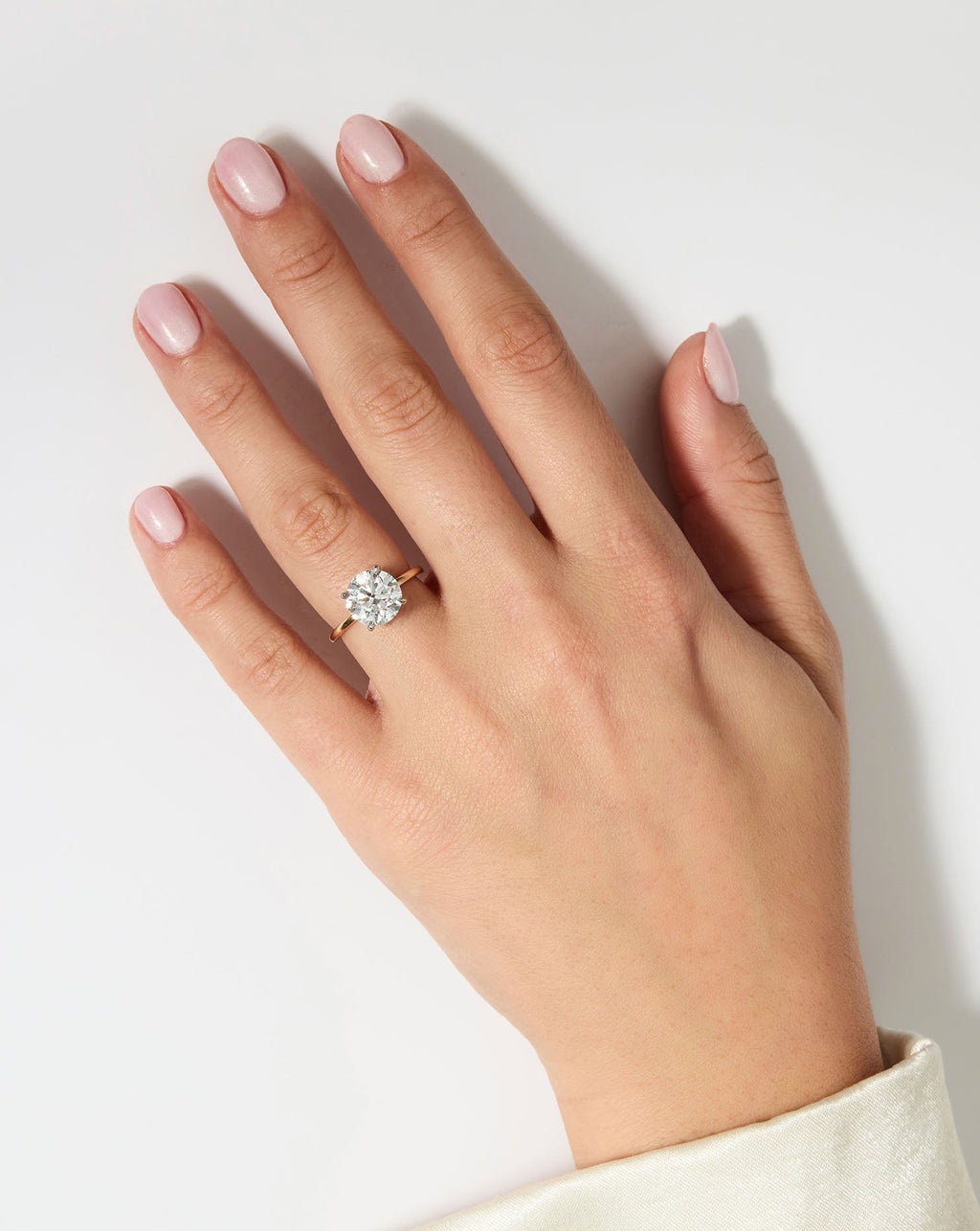 4.15 Round Lab Diamond in Whisper Thin®