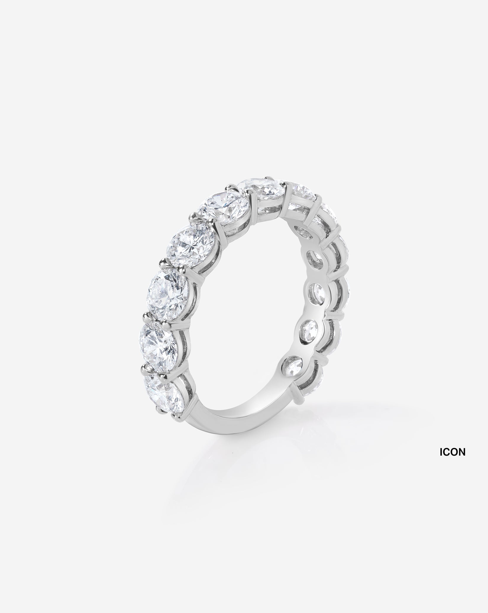 Oval Diamond Band