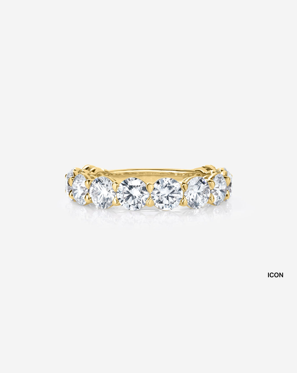 Round 3/4 Diamond Band