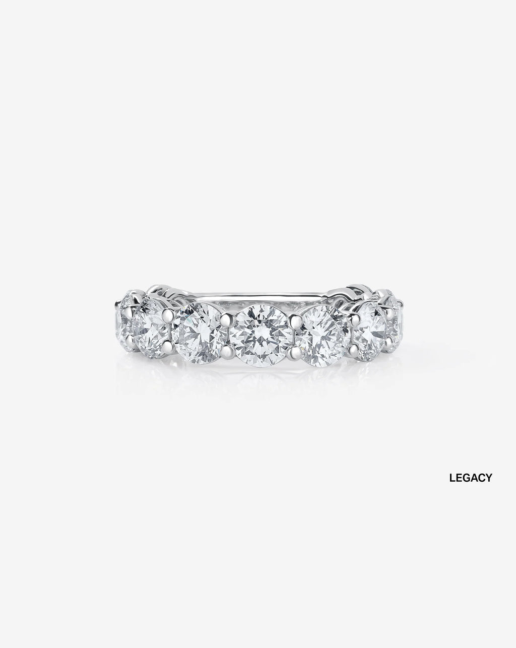 Oval 3/4 Diamond Band