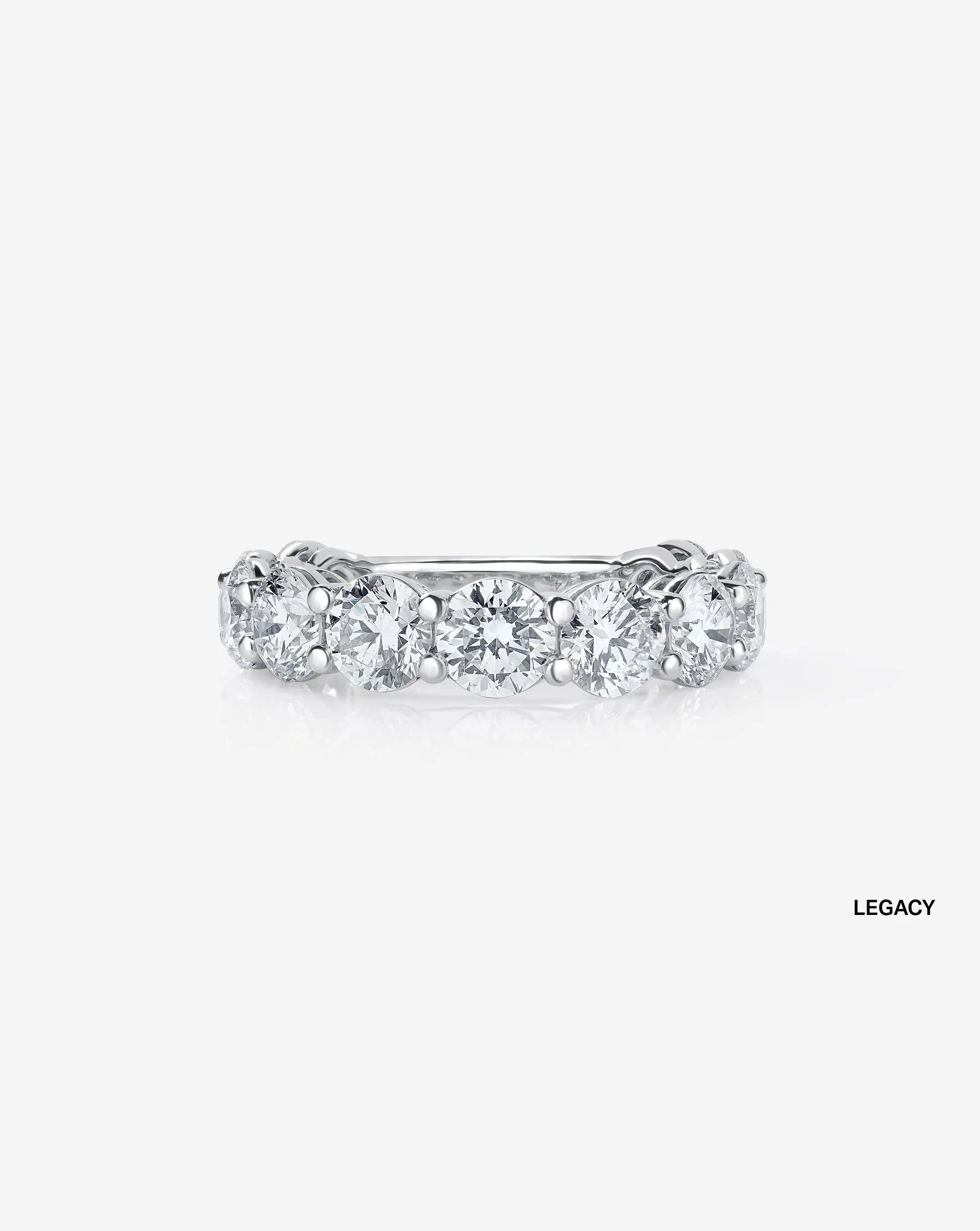 Oval 3/4 Diamond Band