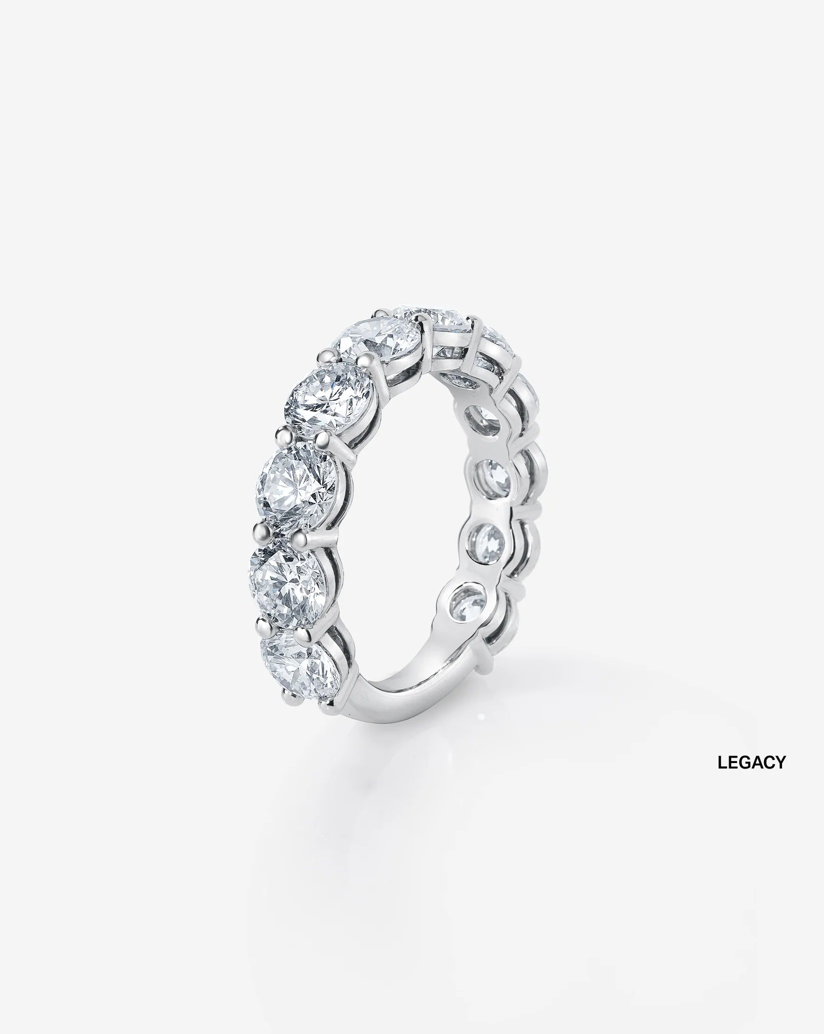 Oval 3/4 Diamond Band