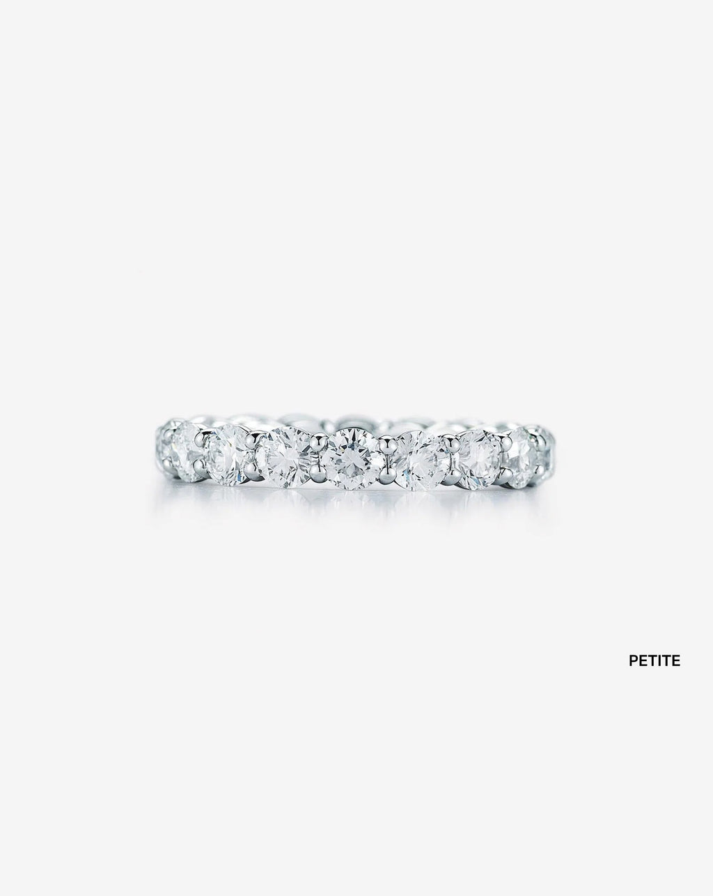 Round Lab Diamond Eternity Band