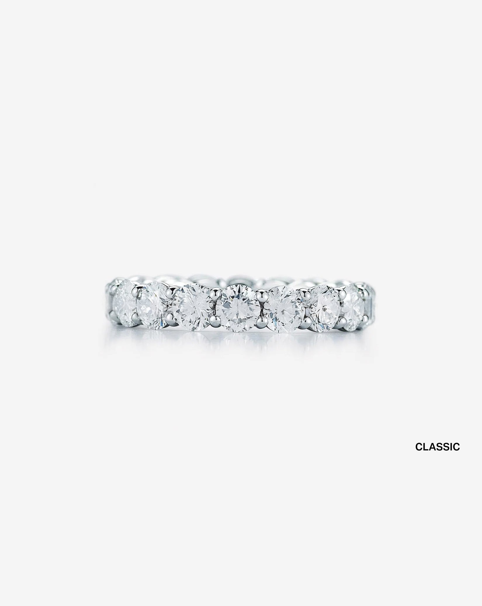 Round Diamond Eternity Band
