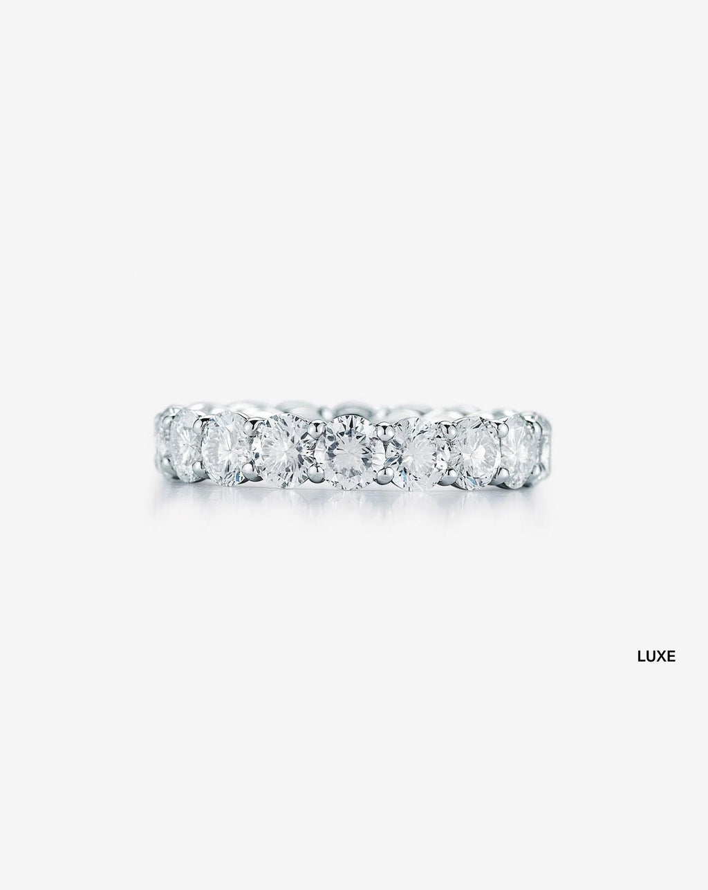 Round Lab Diamond Eternity Band