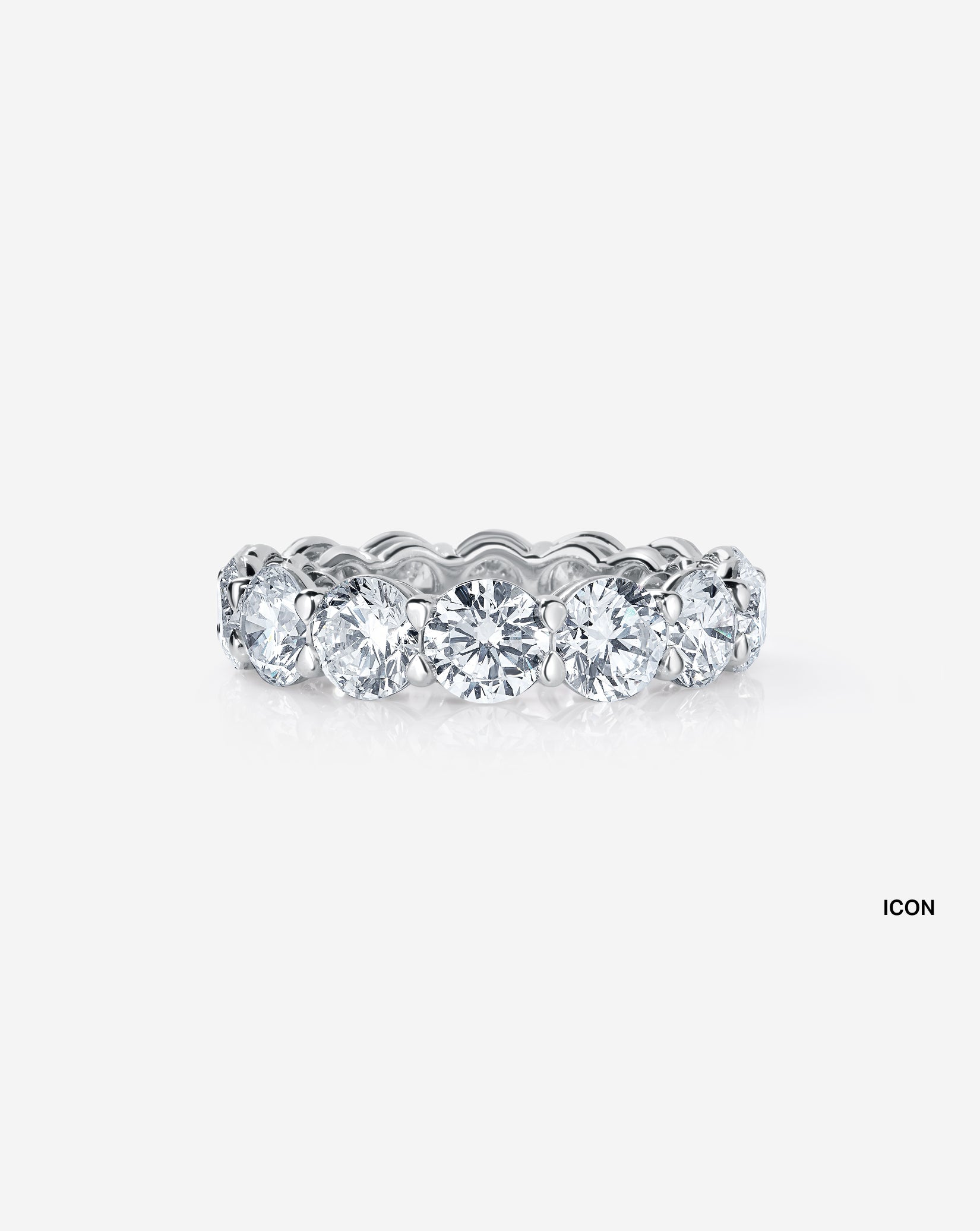 Round Diamond Eternity Band