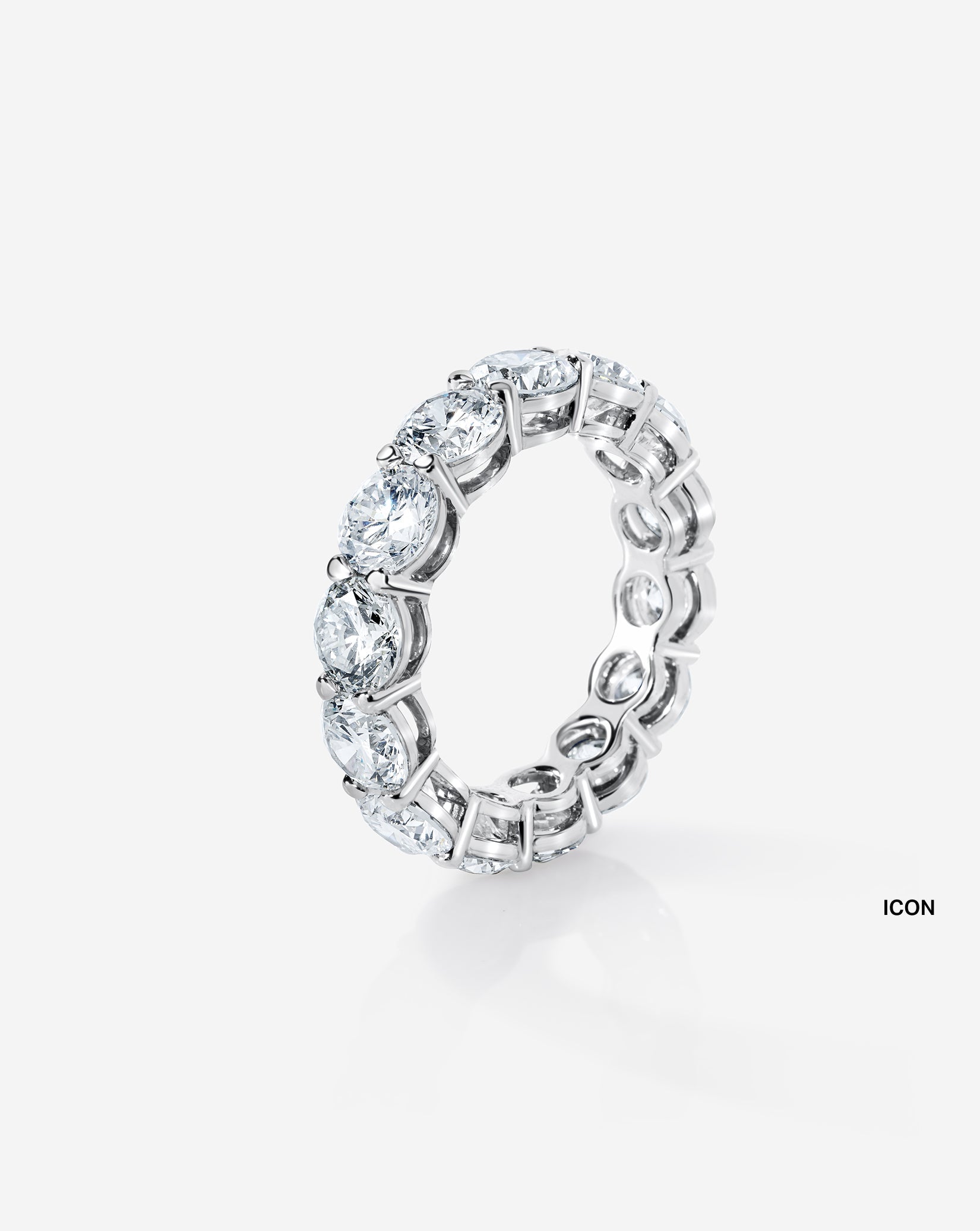 Round Diamond Eternity Band